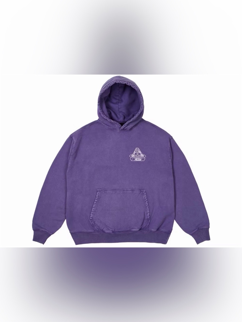 Palace x Vivienne Westwood FW24 Purple Orb Logo Hoodie Size Medium NWT
